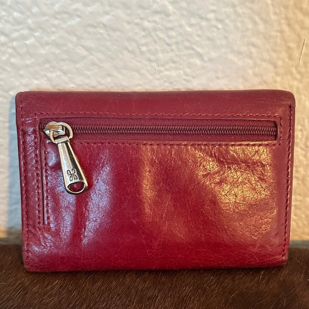 Red Leather Wallet - Picture 2 of 5